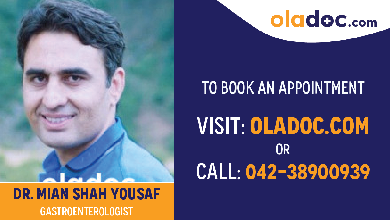 Book appointment with Dr.Mian Shah Yousaf-best Gastroenterologist in peshawar
